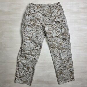 US Marine Corps MCCUU‎ Desert Cargo Trousers Pants USMC Military Large 34 x 30